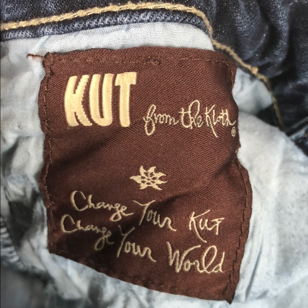 KUT Catherine Boyfriend Skinny Straight Jeans 2 - Picture 12 of 14